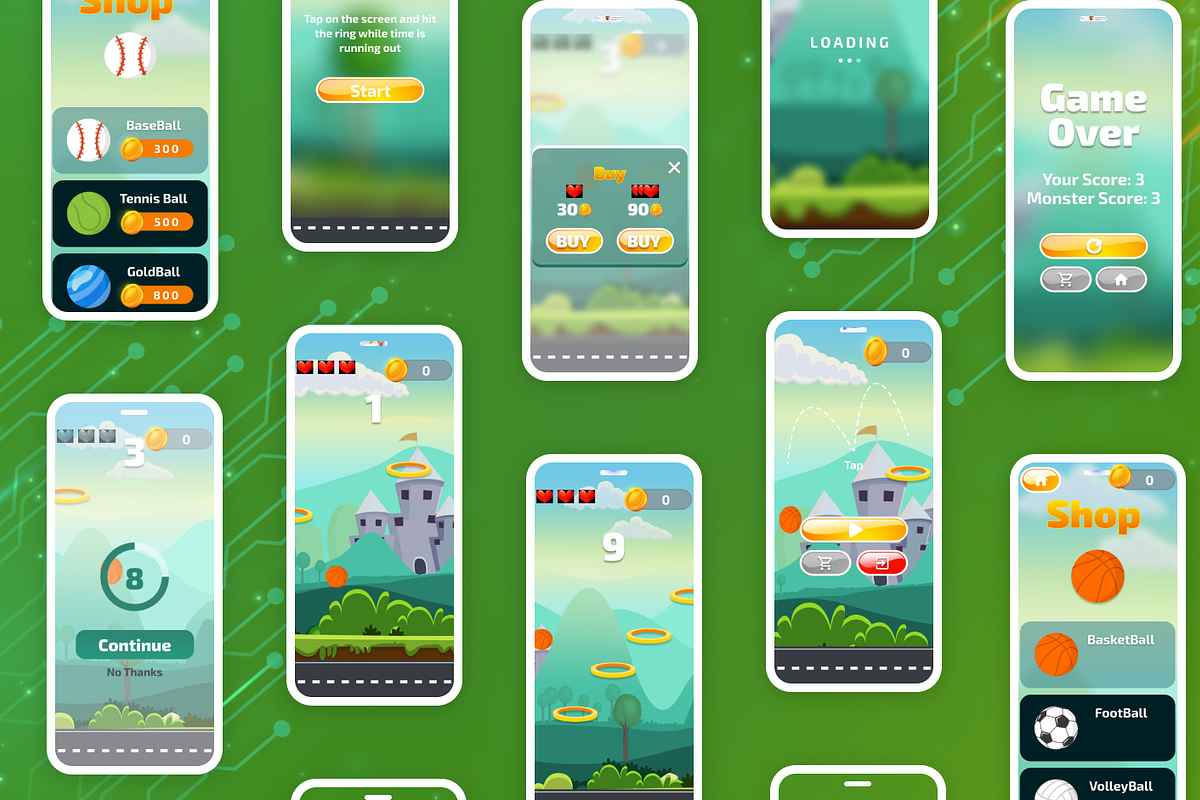 5 games ui, an App Template by Shoppie (Photo 3 of 6)