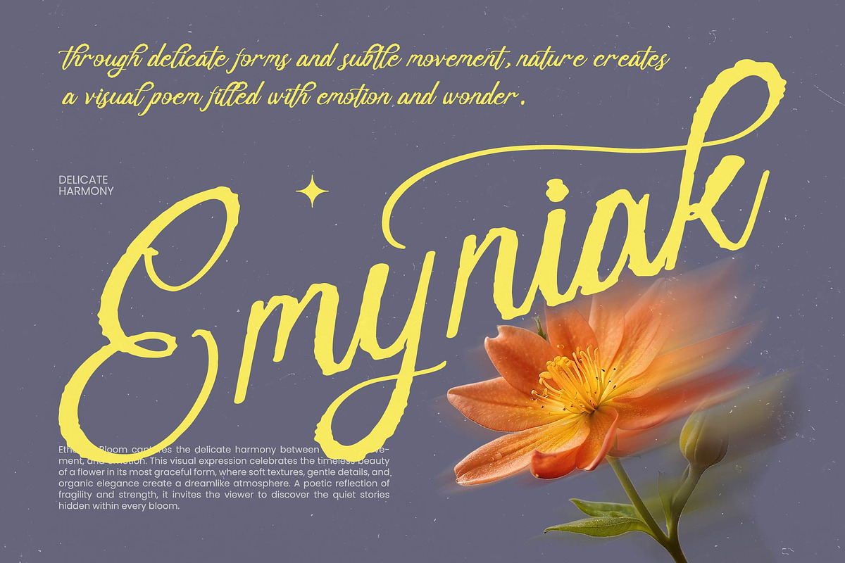 Delegatt Textured Elegant Script, a Script Font by stylishtype.co (Photo 9 of 10)