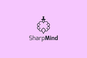 Sharp Mind Logo Template