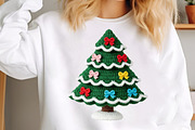 Christmas Tree Bow Crochet Faux Yarn, an Illustration by Craft Nest (Thumbnail 5 of 5)