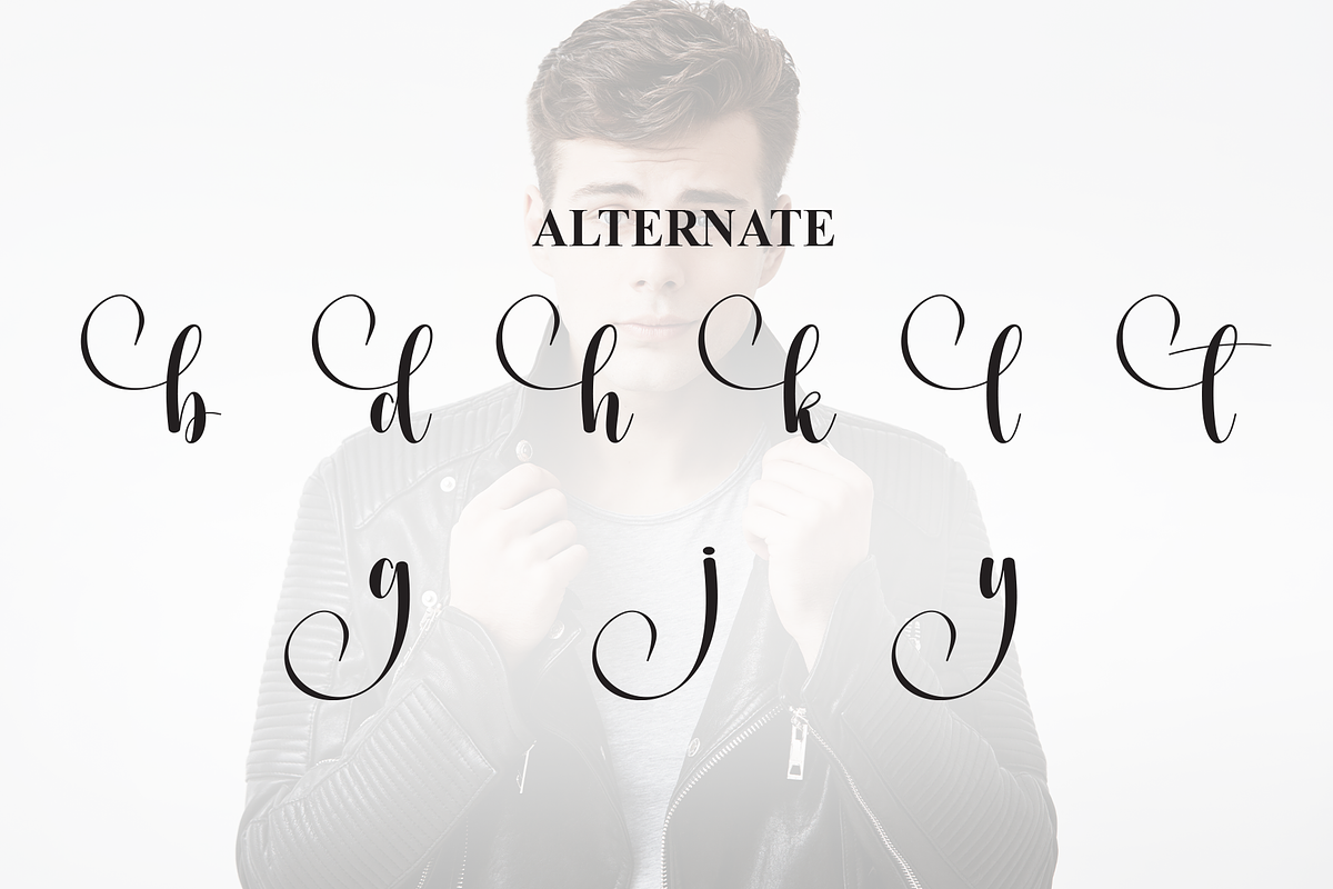 Badboy | Script Font, a Handwritten Font by Scratchones (Photo 8 of 9)