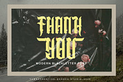 Angelo Thrufh - Modern Blackletter, a Blackletter Font by Dhabee (Thumbnail 11 of 15)