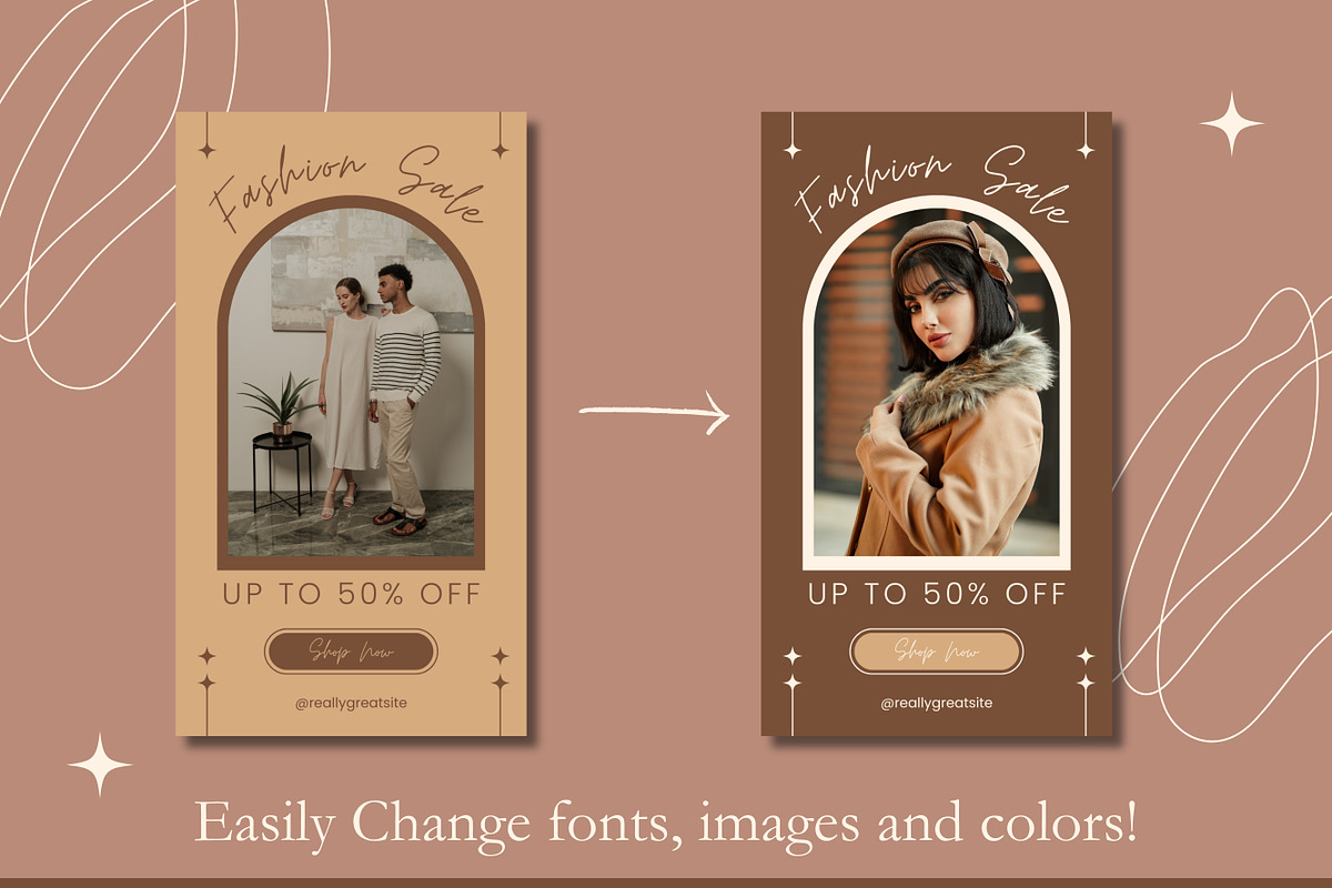 350 Social Media Stories Templates, a Templates & Theme by TemplateCastleStore (Photo 7 of 9)
