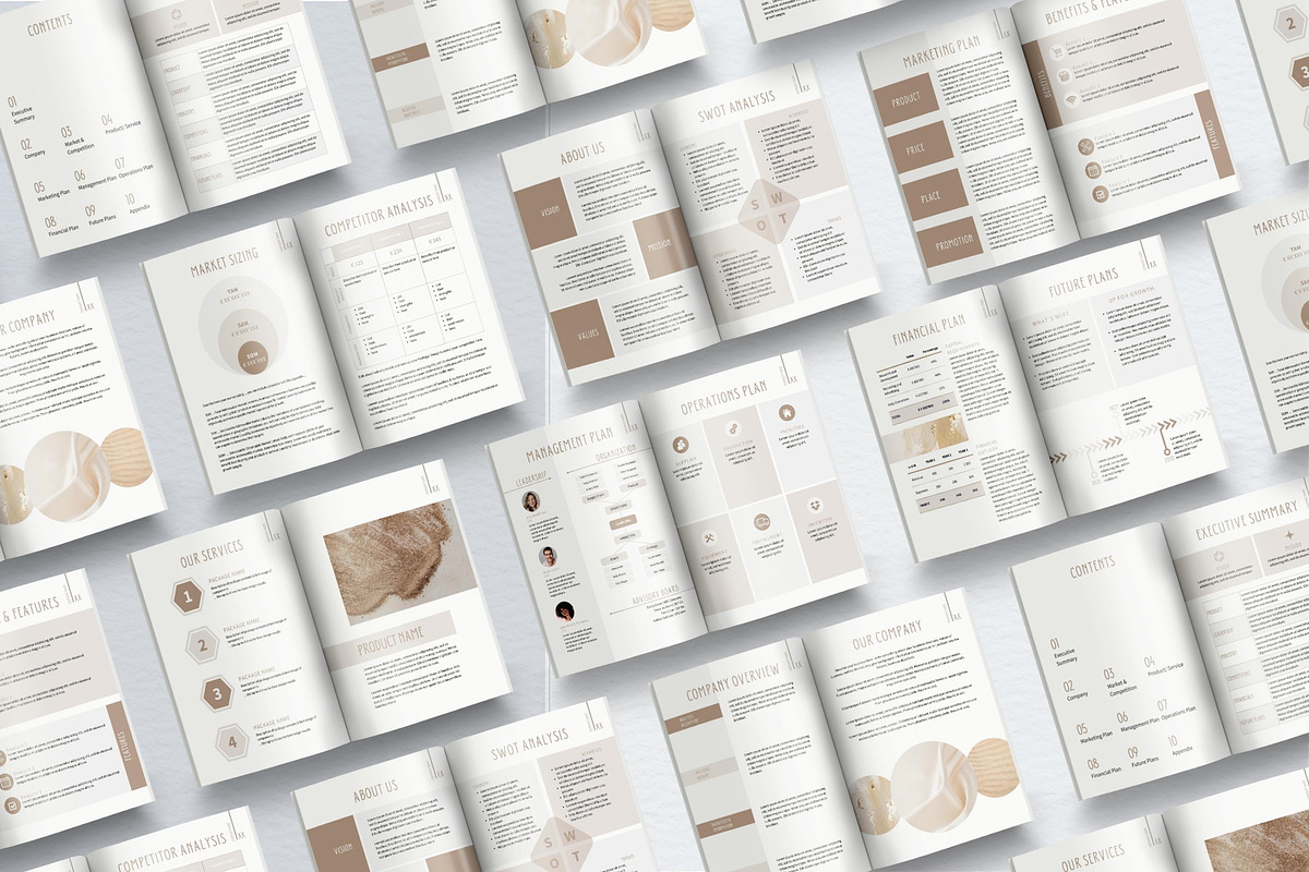 Professional Business Plan Template, a Magazine Template by B2 Studio (Photo 11 of 11)