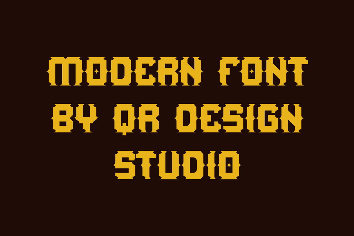 Golden Shooter - Condensed & Artdeco, a Serif Font by QR Design Studio (Photo 3 of 6)