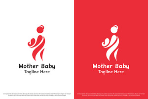 Mother charity logo design template