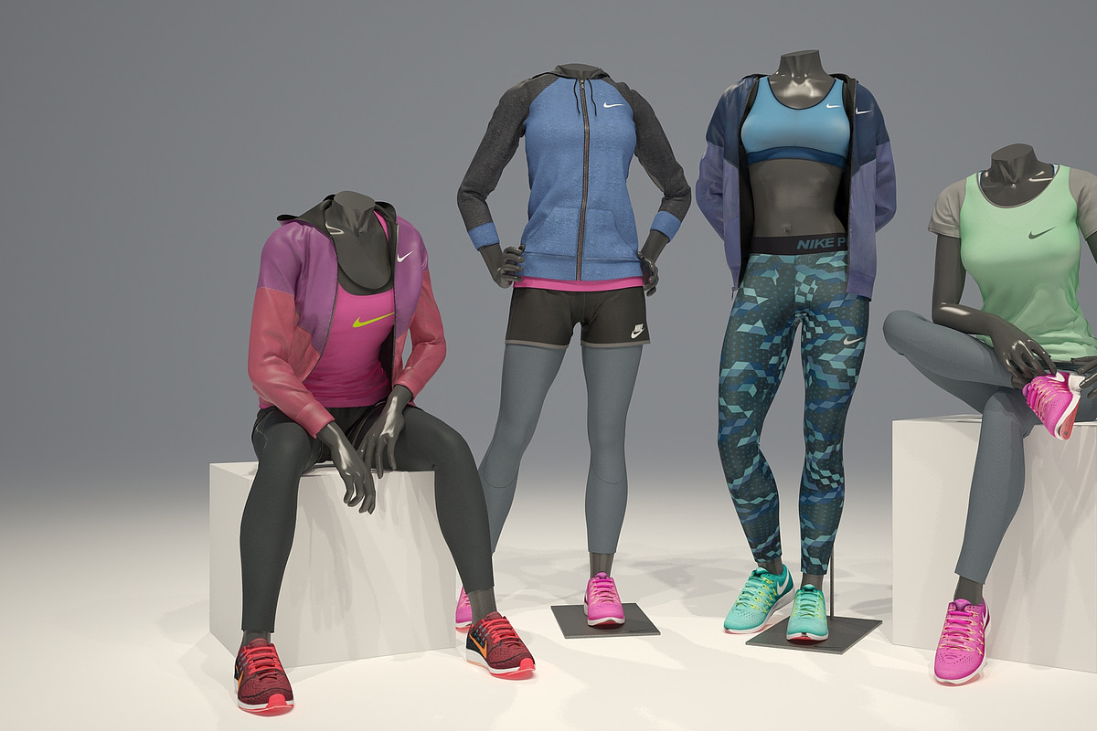 Female mannequin FULL PACK, a Characters & Person 3D Model by mrGarret (Photo 16 of 21)