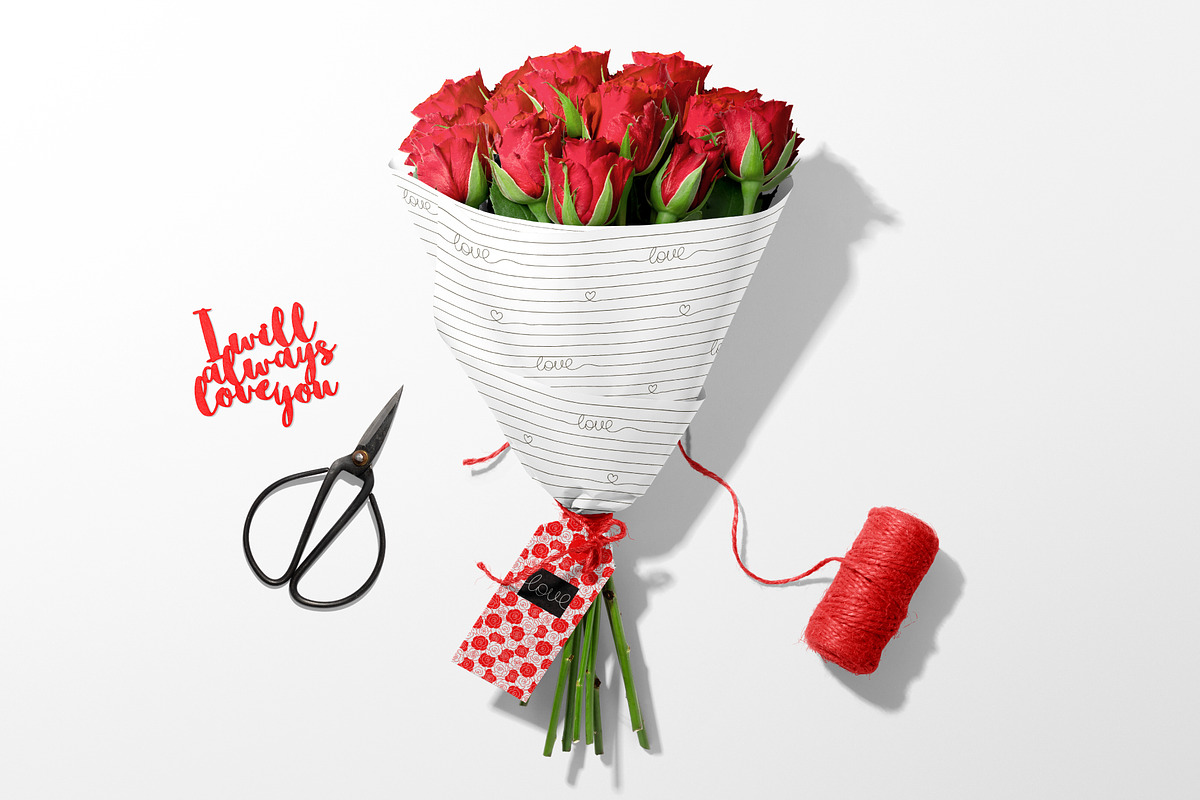 Cute Valentines Day graphic set, a Decorative Illustration by @olga.angelloz (Photo 9 of 10)