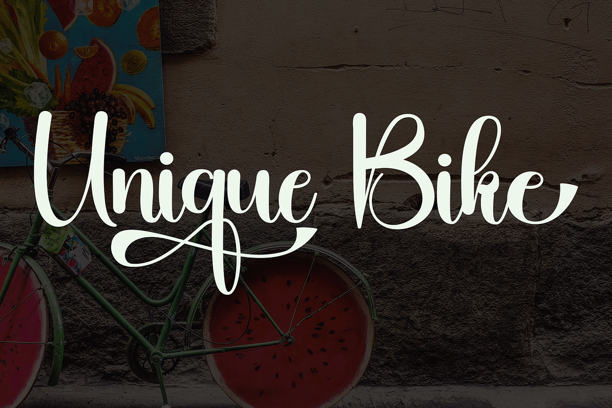 Unique, a Handwritten Font by InermediaSTUDIO (Photo 8 of 8)