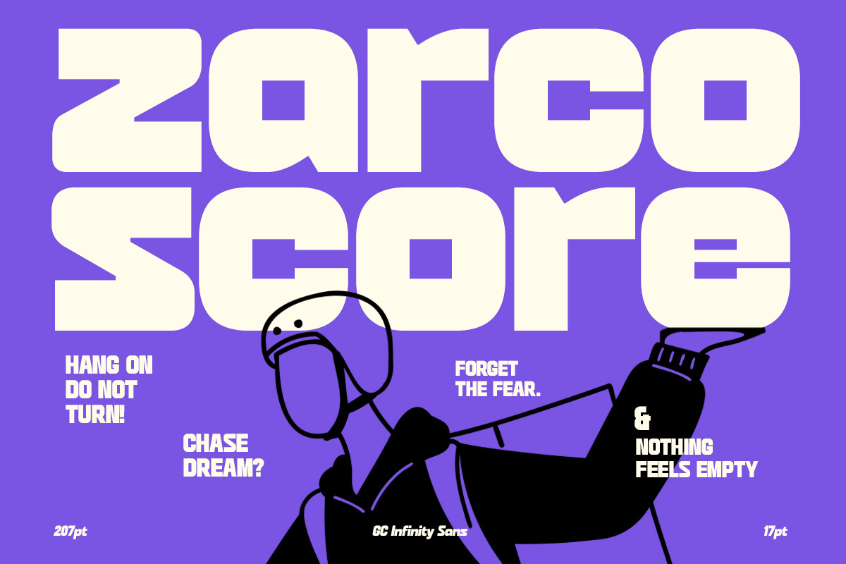 GC Infinity - Display Bold Sans, a Sans Serif Font by Glyphonic (Photo 7 of 16)