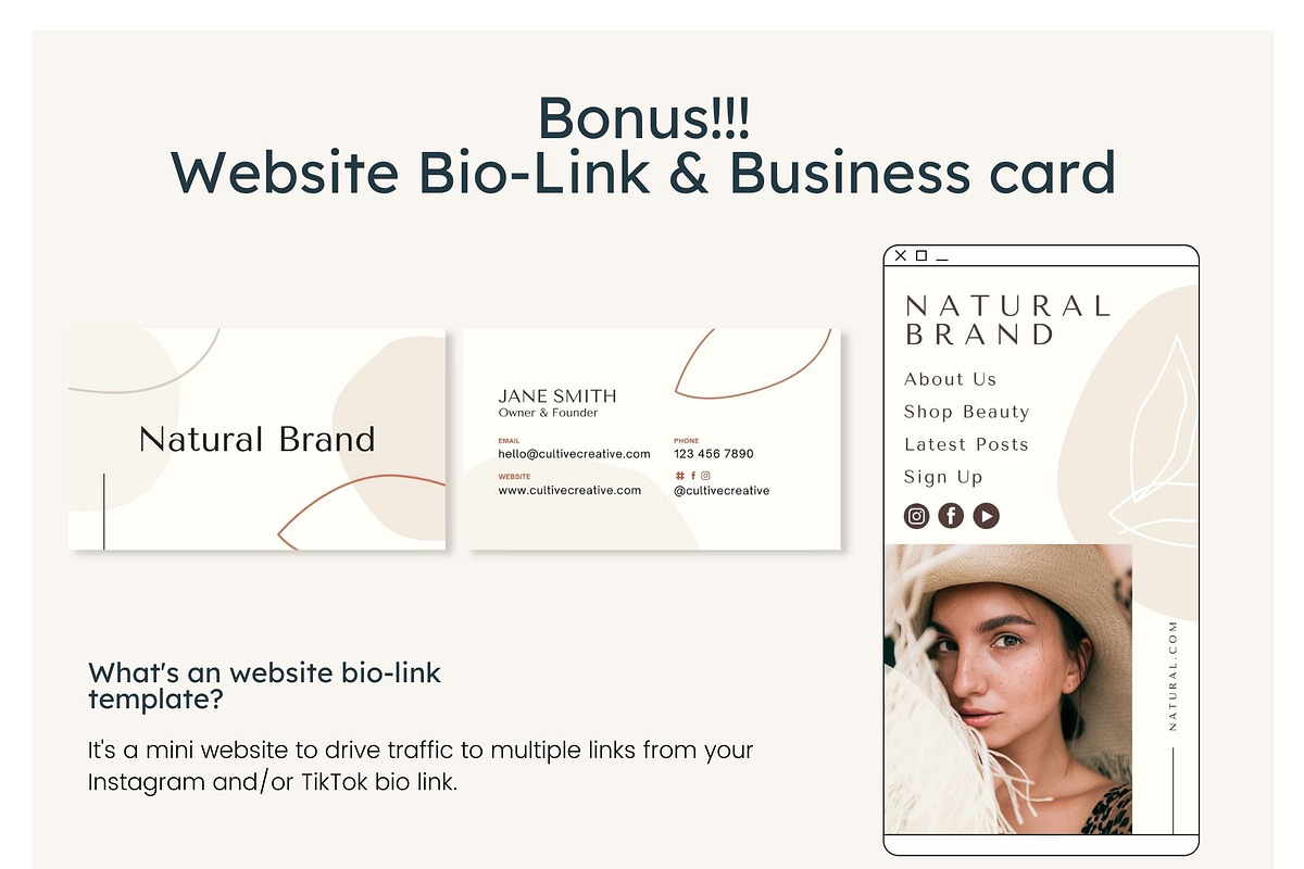 Natural Marketing Mega Bundle, a Social Media Template by Cultive Creative (Photo 11 of 11)