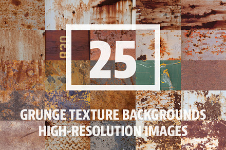 25 Grunge Metal/Rust Images Vol. 1