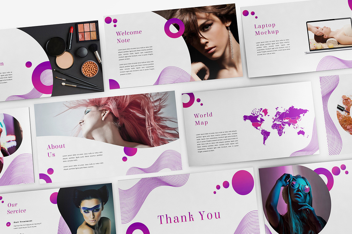 Salon - Hair & Beauty Powerpoint, a Presentation Template by Incools Stokie (Photo 5 of 10)
