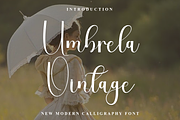 Umbrela Vintage, a Handwritten Font by InermediaSTUDIO (Thumbnail 1 of 8)