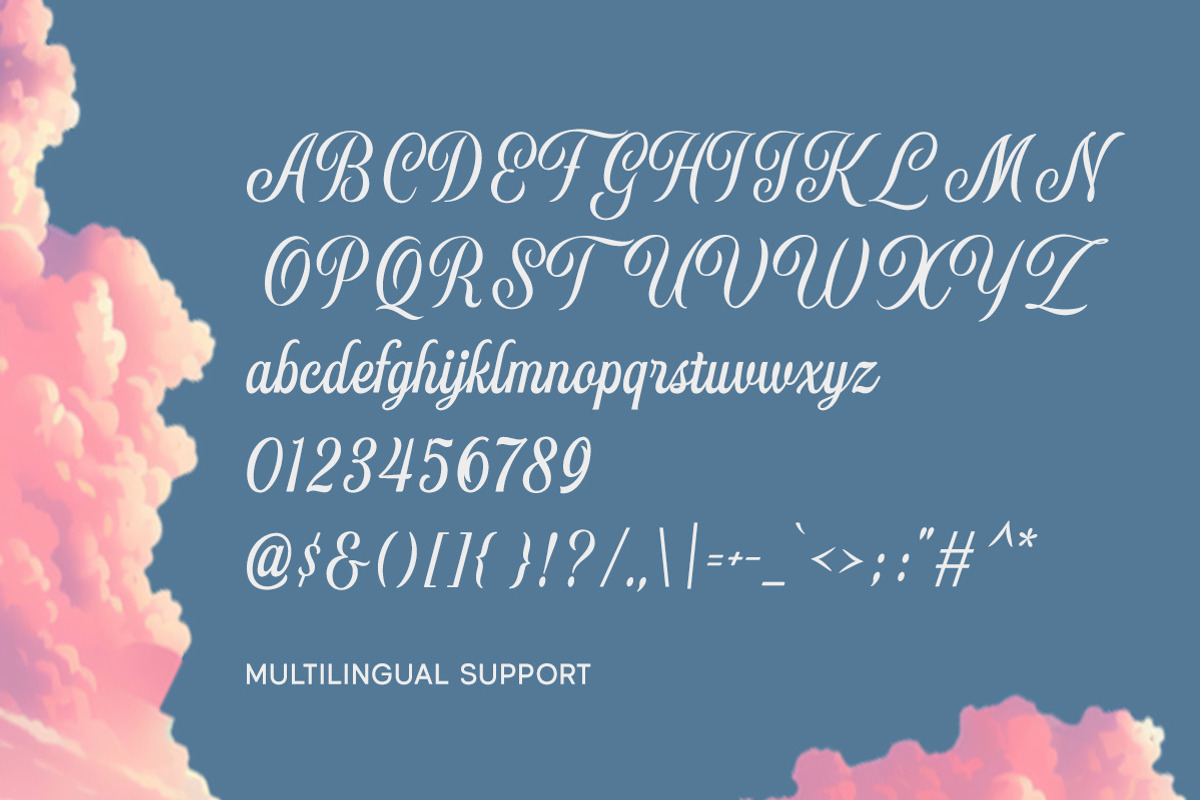 Monthly Activity Script, a Script Font by Letterhend Studio (Photo 7 of 11)