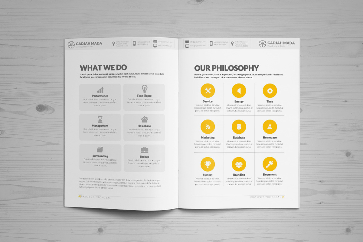 Proposal Template, a Stationery Template by binangkit (Photo 4 of 19)