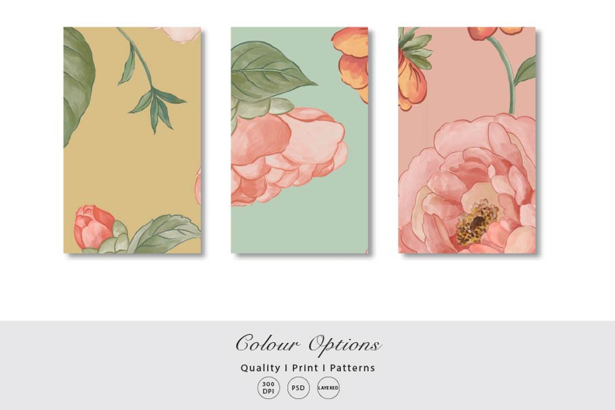 Botanical Garden Rose, a Pattern Graphic by Print Diaries (Photo 2 of 5)
