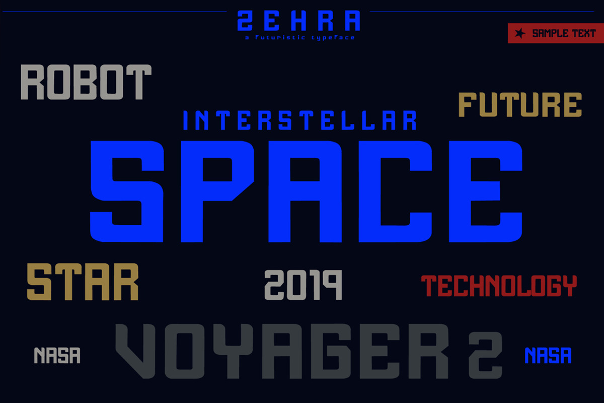 ZEHRA Modern Sans Serif preview 4