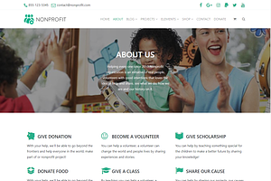 Nonprofit Charity WordPress Theme