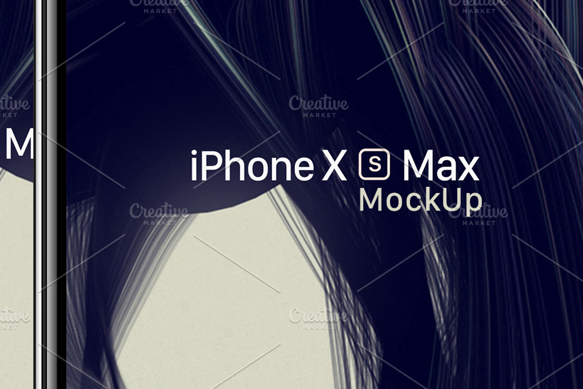 iPhone Xs Max Mockup, an iPhone Mockup by Design by Mirko (Photo 1 of 4)