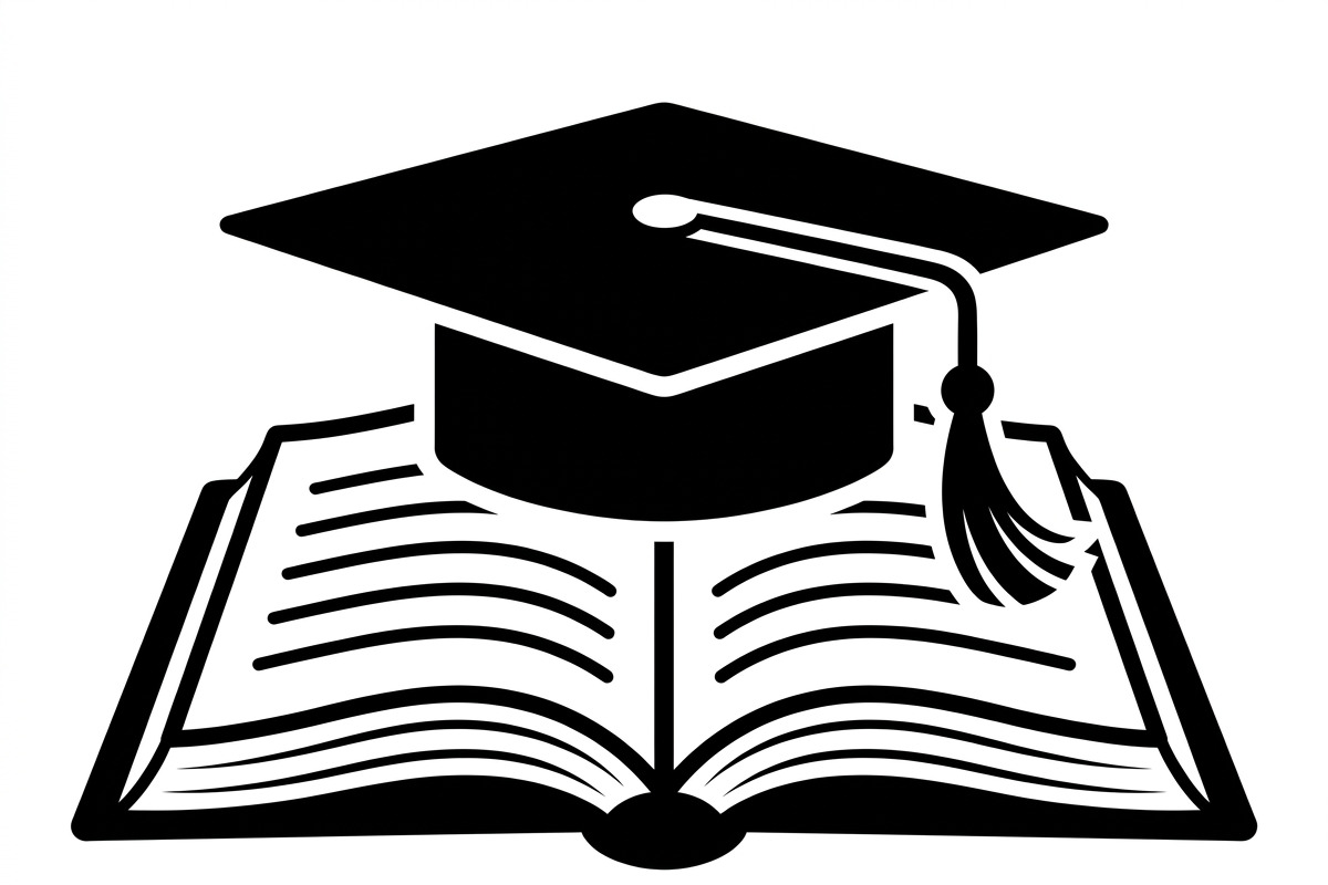 50 Graduation Cap and Book, an Education Illustration by Amazin_art (Photo 13 of 28)