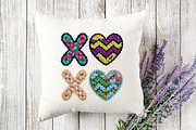 XOXO Valentine Day Png, Heart Faux P, an Illustration by Designking (Thumbnail 4 of 6)