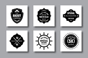 Vintage Logos And Badges Design, a Stationery Template by MightyDesign (Thumbnail 1 of 6)