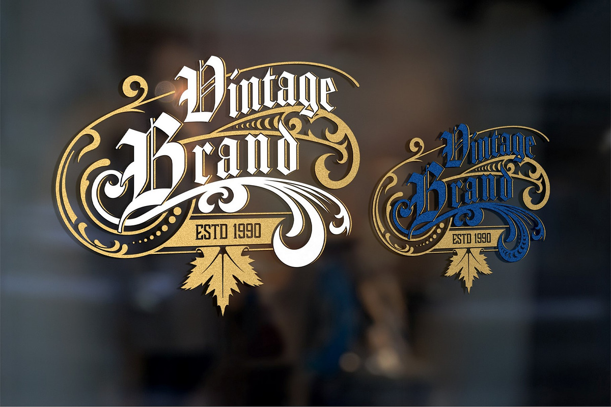 Set of 20 Vintage Logos, a Branding & Logo Template by OneVectorStock (Photo 18 of 21)