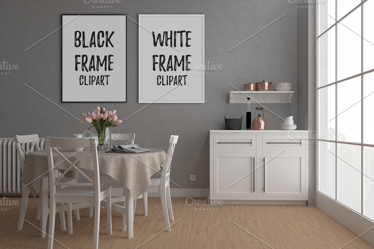 Interior mockup - vintage kitchen, an Architecture Photo by Hunny Badger (Photo 1 of 9)