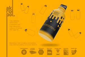 Reusable Water Bottle MockUp