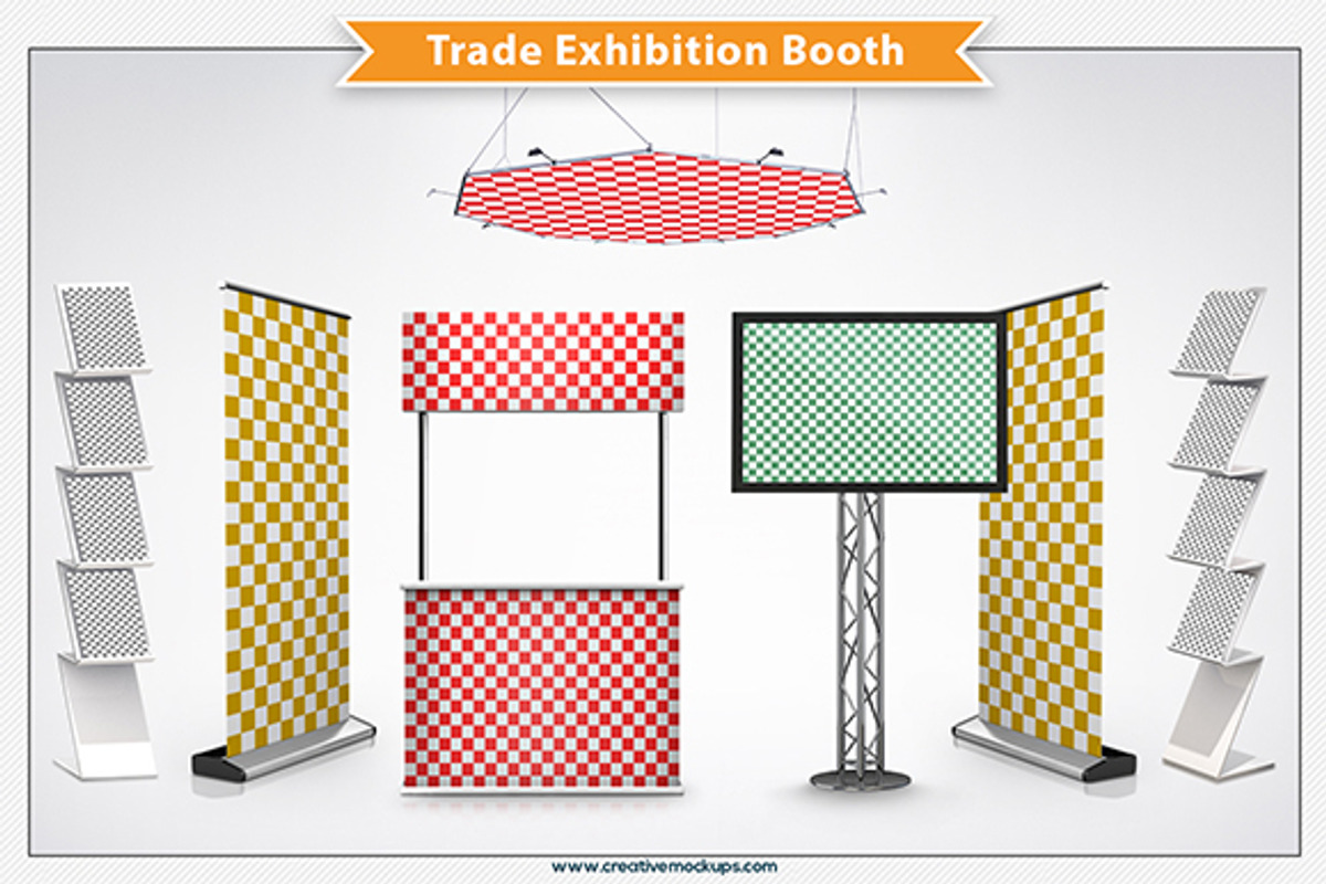 Trade Exhibition Booth PSD, an Advertising Mockup by Plus Media (Photo 5 of 5)