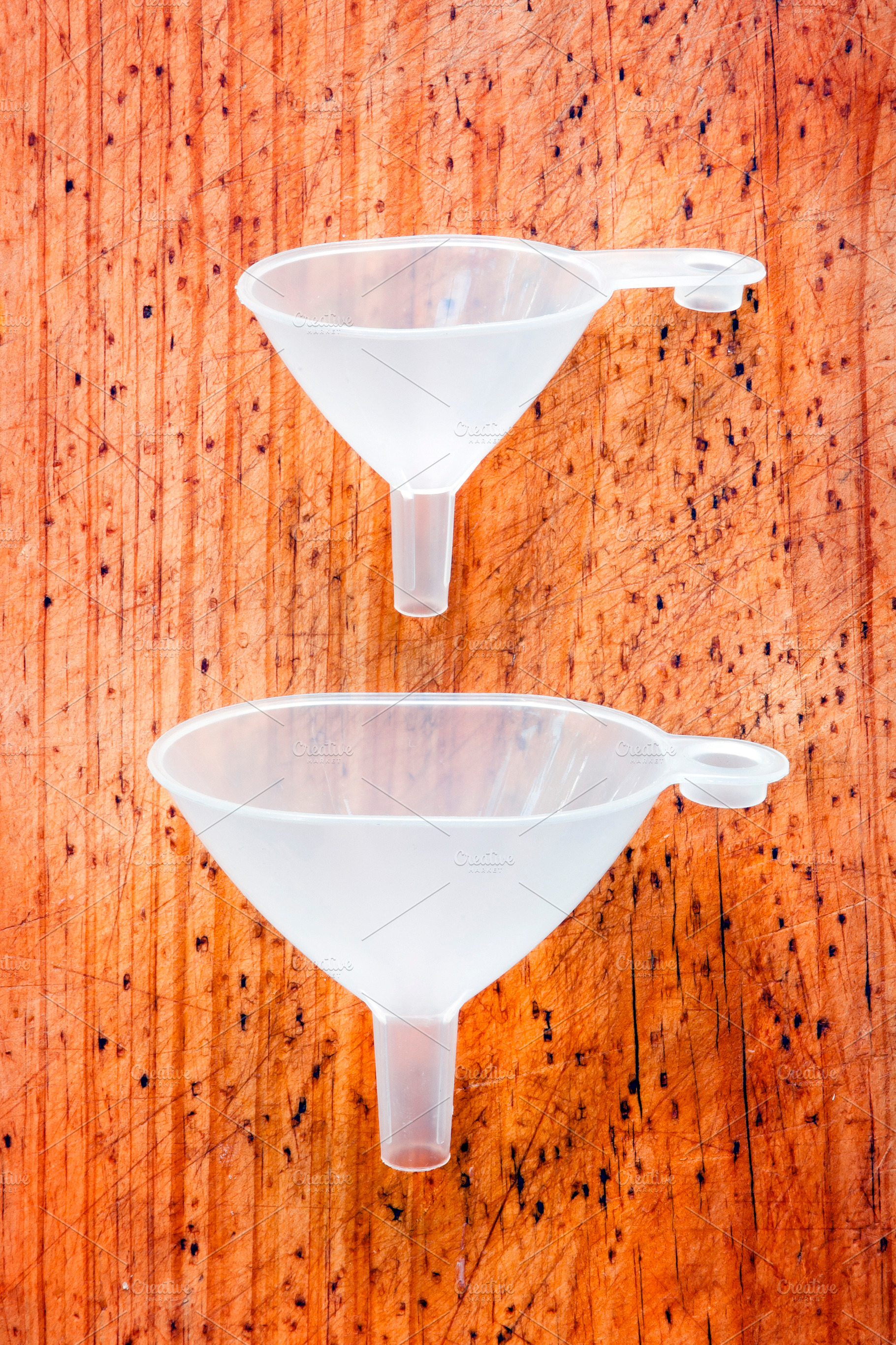 Two Transparent Funnels, a Food & Drink Photo by THP Creative