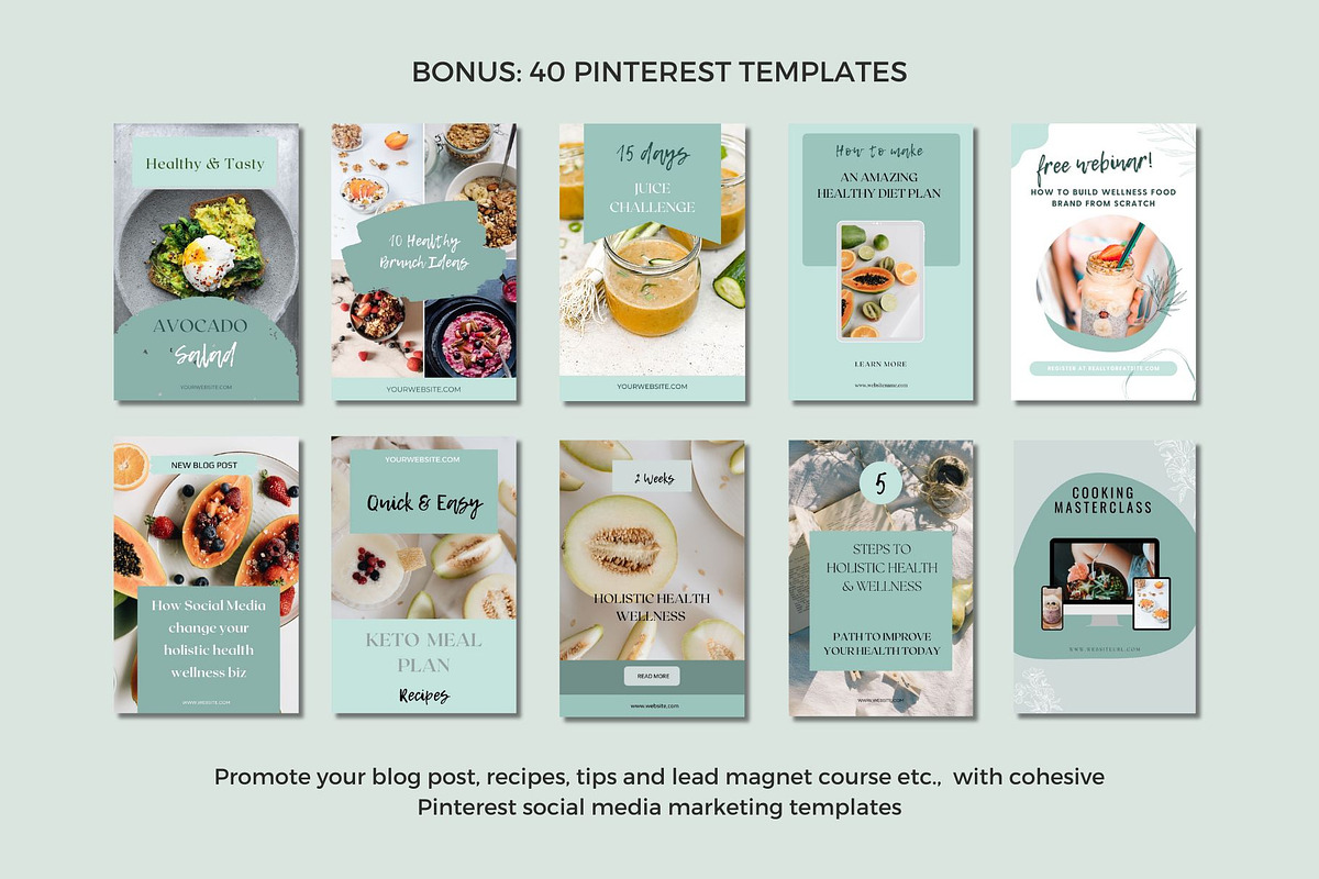 Nutrition Coach Social Media Kit, a Social Media Template by Deepa Template Studio (Photo 8 of 11)