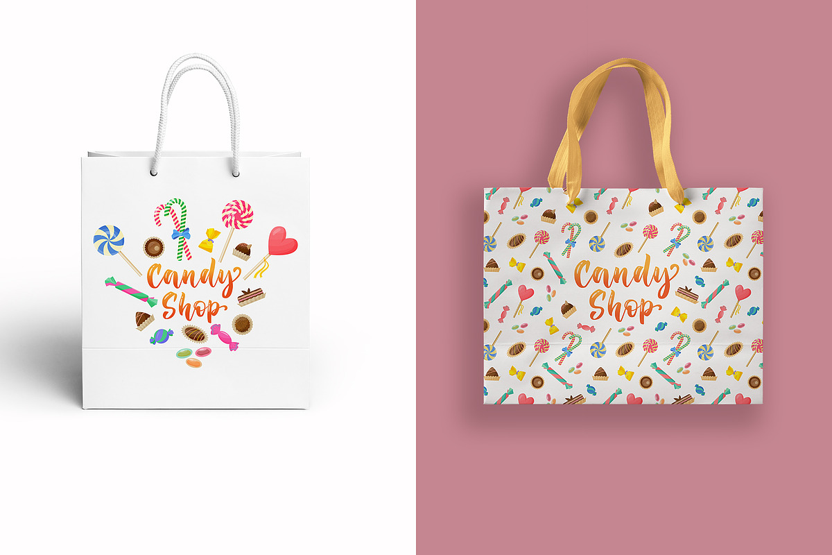 Candies and Cookies Clipart Set, a Pattern Graphic by Natali_Zhy (Photo 2 of 7)
