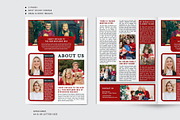 Christmas Newsletter Template, a Stationery Template by MNT-Creator (Thumbnail 1 of 3)