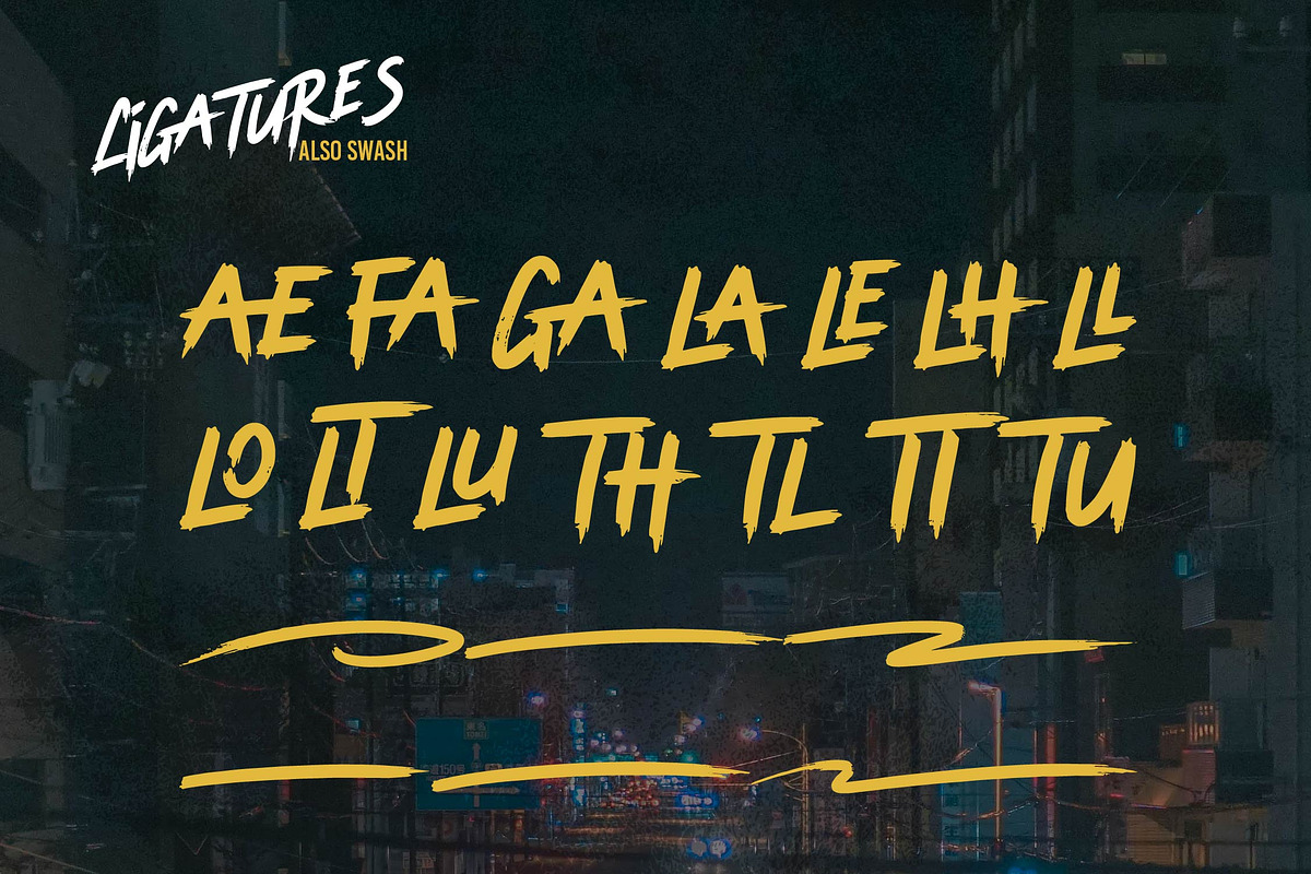 Tanisher | Urban Brush Font, a Script Font by Denustudios (Photo 12 of 14)
