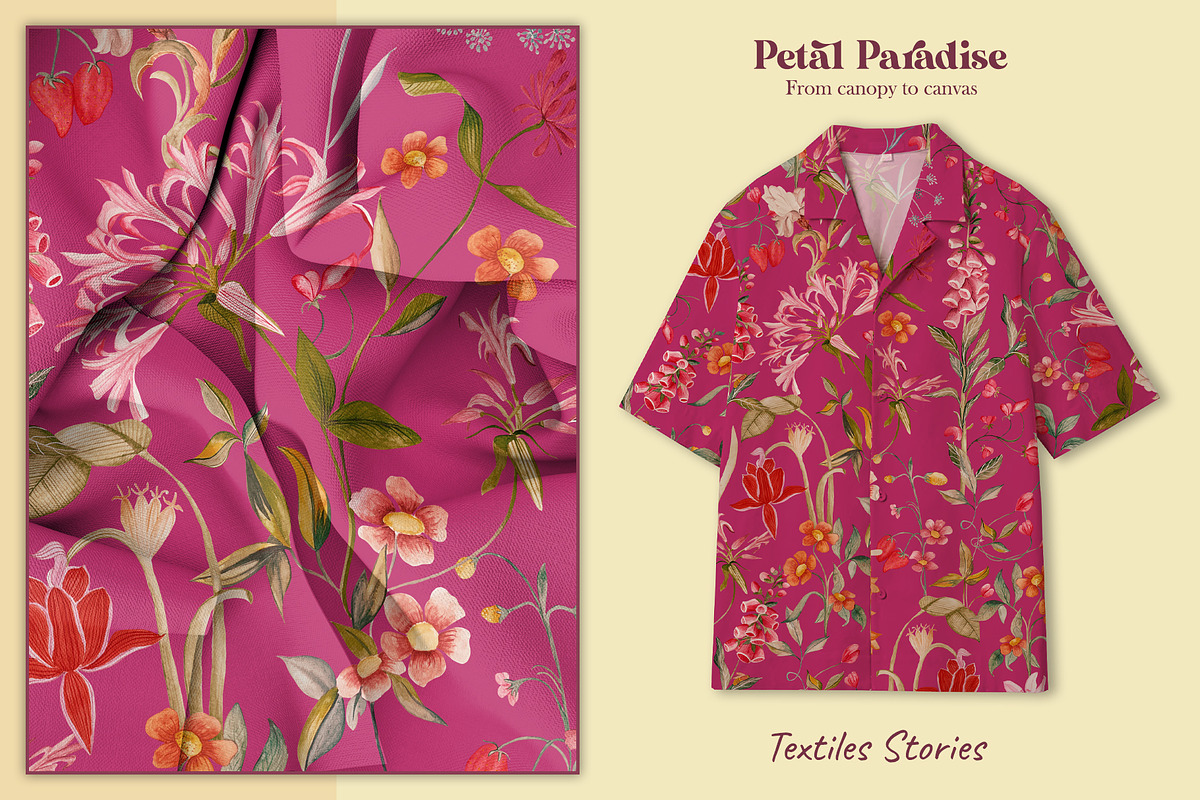 Petal Paradise Prints & Patterns, a Pattern Graphic by GND ART STUDIO (Photo 6 of 8)