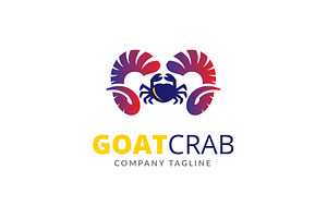 Goat Crab Logo, a Branding & Logo Template by Maraz Logo
