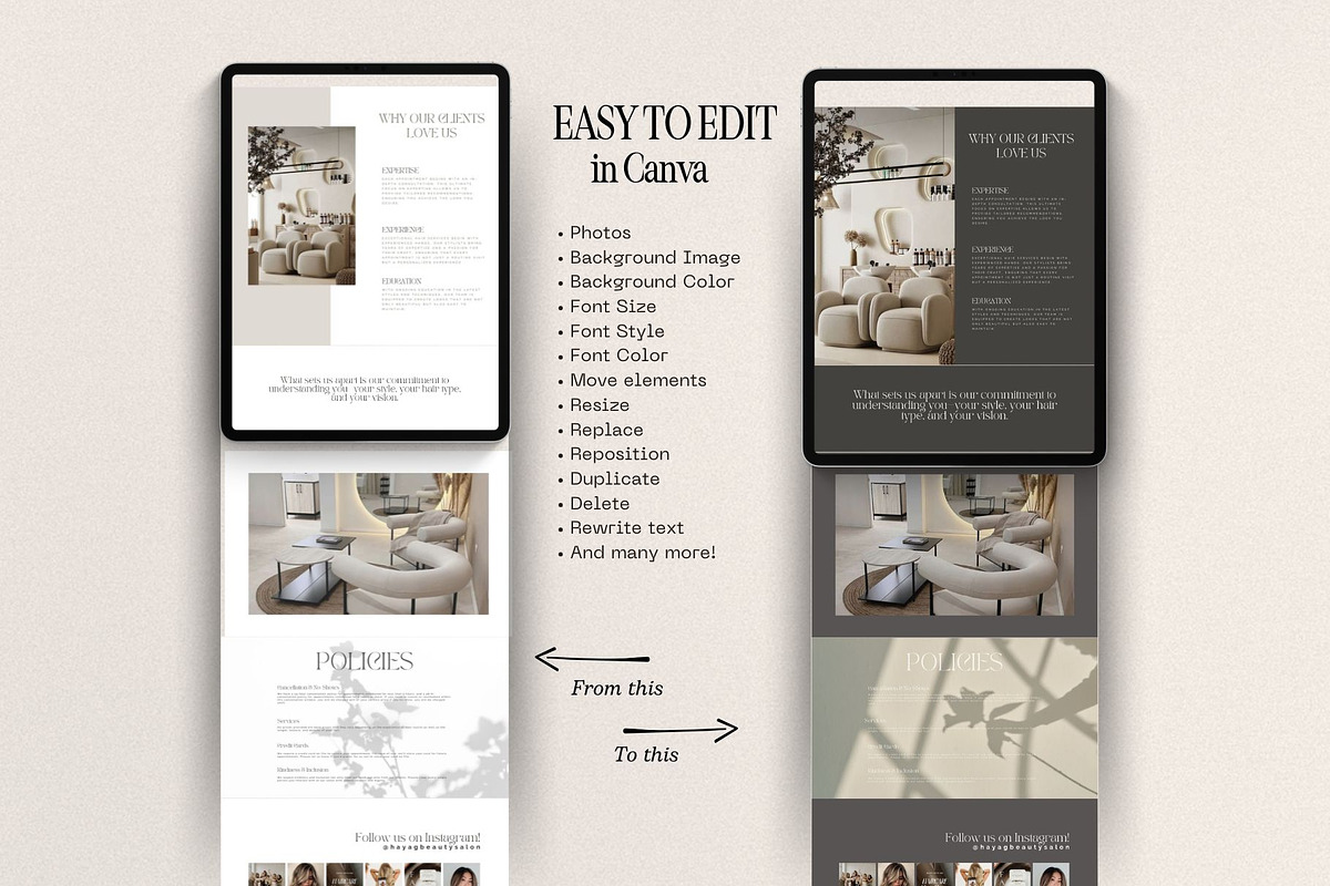 Hair Website Template for Salons and Hairstylists preview 7