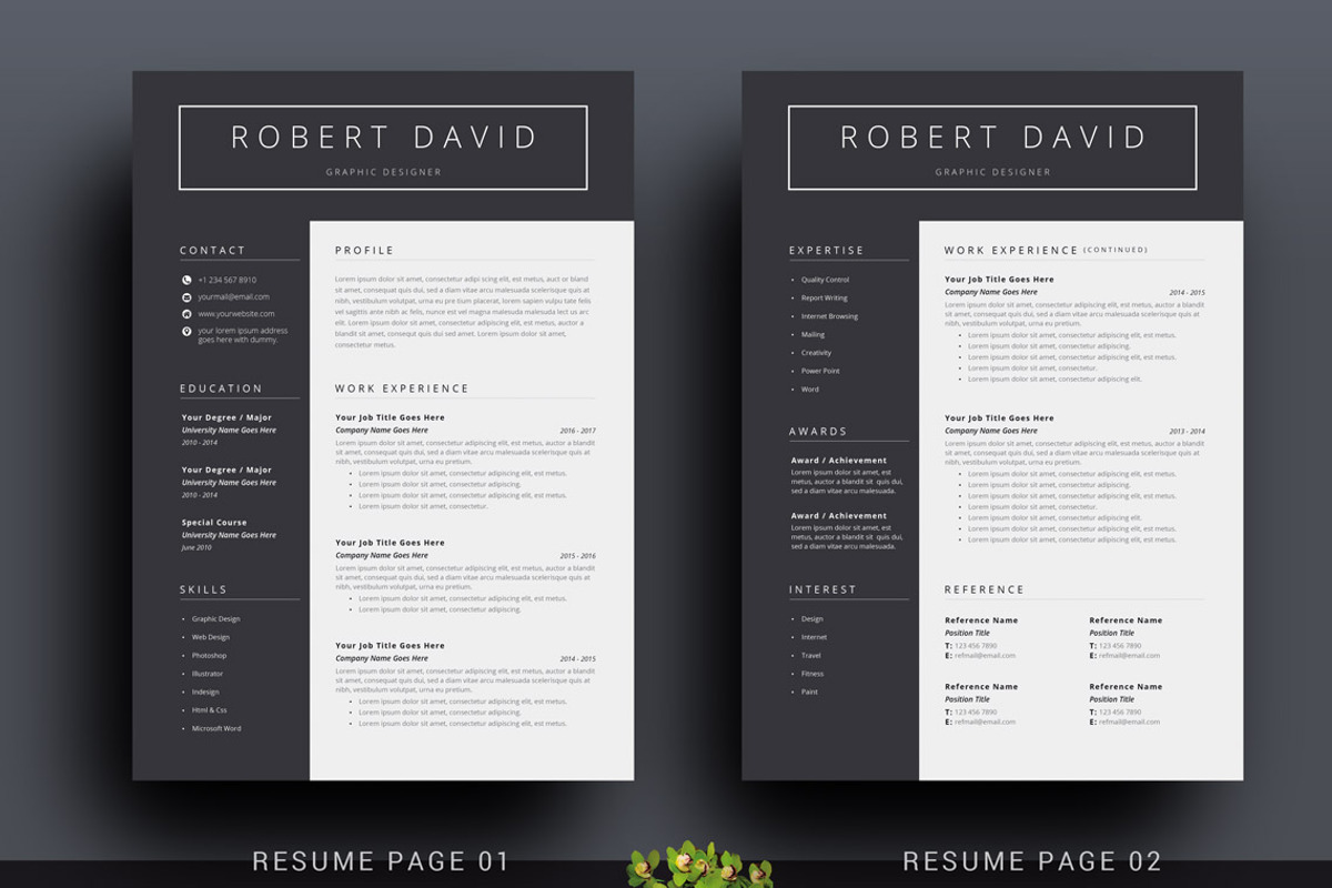 Resume/CV, a Resume Template by Mr-Template (Photo 2 of 6)