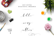 Mostter Script, a Script Font by vuuuds (Thumbnail 5 of 6)