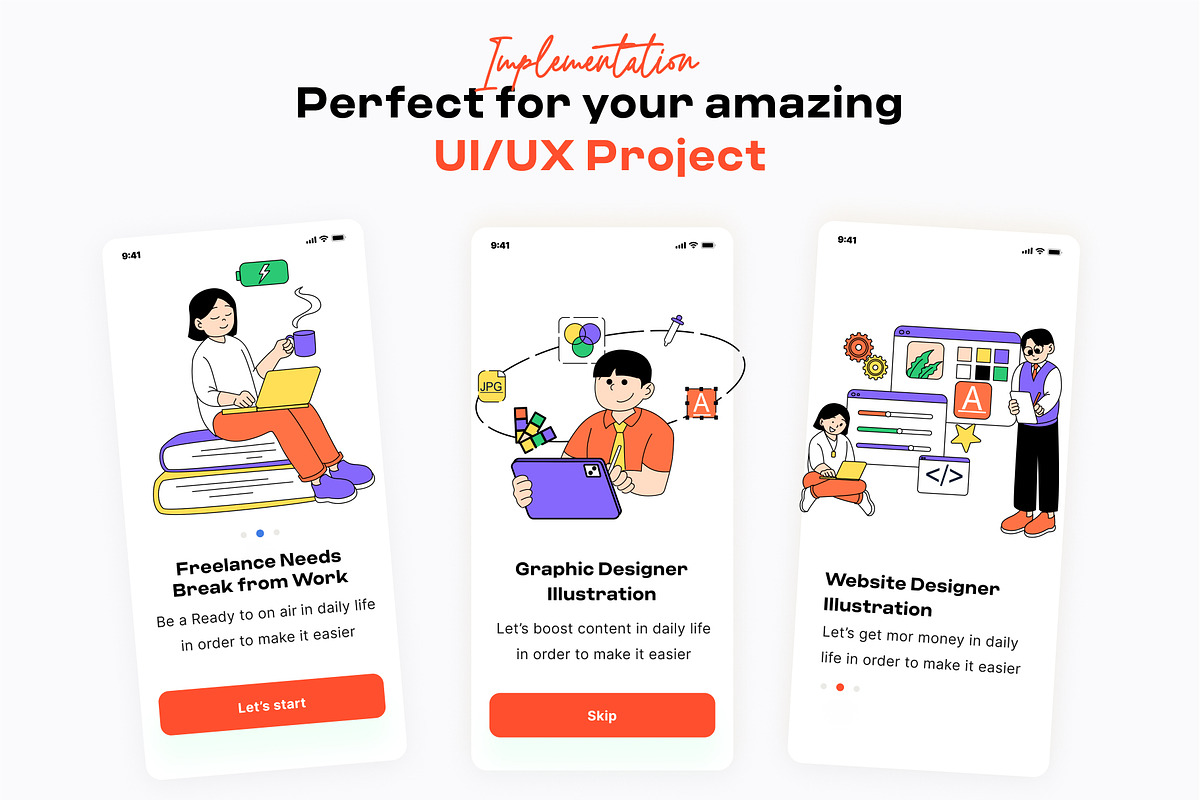 Freelance and Remote Worker, an Illustration by orenjidesign (Photo 5 of 8)