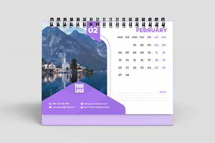Desk Calendar 2023 Template 2 Design