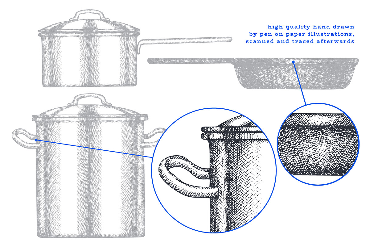 Cutlery Utensils Vector Illustration, a Food Illustration by Lubov Illustrations Shop (Photo 7 of 7)