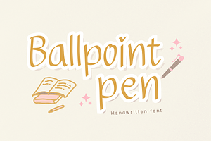 Ballpoint Pen Handwriting Font