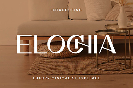 Elochia Luxury Sans, a Font by Artiveko