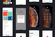 iOS12 GUI KIT, an UI Kit Template by Ui Markets (Thumbnail 11 of 20)