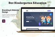 Dev Kindergarten Education Template, a Wireframe Template by litoondev (Thumbnail 1 of 8)
