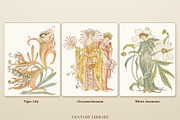 Vintage Flower Fairy Illustrations, a Decorative Illustration by Century Library (Thumbnail 8 of 10)
