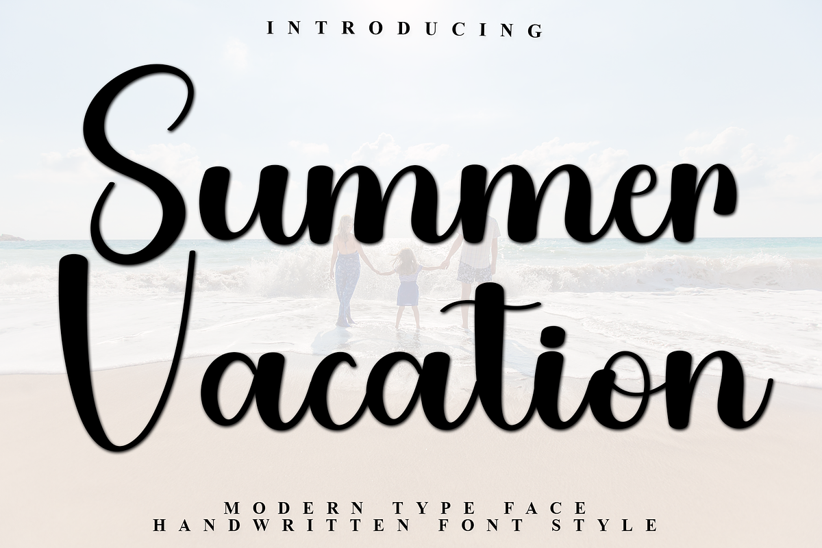 Summer Vacation, a Handwritten Font by InermediaSTUDIO (Photo 1 of 7)